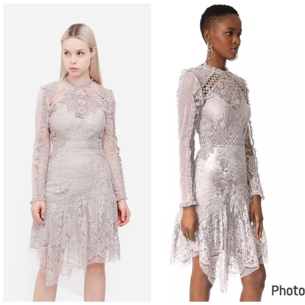 Zimmermann Stranded Lace Dress‎ Floral Sz 4
